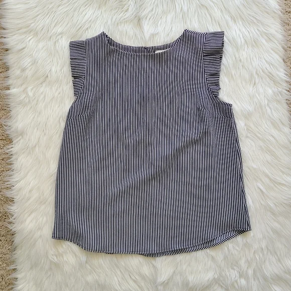 Montaeu Los Angeles Striped Blouce Blue & White - Picture 13 of 14